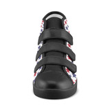 #Rossolini1# Stars Velcro High Top Canvas Kid's Shoes (Model 015)