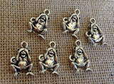 10pcs Wholesale Monkey See No Evil Charm, Hear No Evil Charms, Speak No Evil Charms