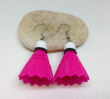 Badminton Earrings, Quirky Earrings, Shuttlecock Earrings Badminton Earrings, Quirky Earrings, Shuttlecock Earrings