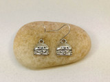 Burger Earrings Fastfood Jewelry