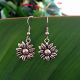 Daisy Sunflower Charm Earrings