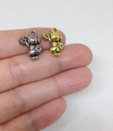 5 Cheerleader Charm, Cheerleader Girl pendant