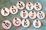 Sugar Skull Initial Bangle