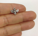 5 Tiny Bee Charms