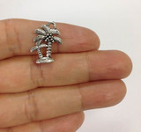 10 Palm Tree Charms Supply