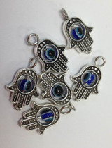 10pcs Wholesale Evil Eye Hamsa Charms