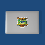 SpongeBob SquarePants Mermaidman and Barnacleboy Unite Logo Die Cut Sticker