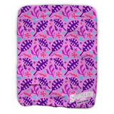 SpongeBob SquarePants Sponge on the Run Flower Power Sherpa Blanket