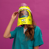 SpongeBob SquarePants Big Face Shield and Standard Halo Bundle