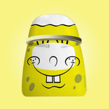 SpongeBob SquarePants Big Face Shield and Standard Halo Bundle