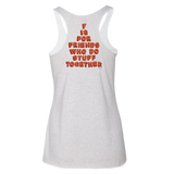 SpongeBob SquarePants Do Stuff Together Women's Tri-Blend Racerback Tank Top