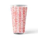 The Krusty Krab Satisfaction Guaranteed 17 oz Drinking Glass