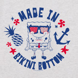 SpongeBob SquarePants Made in Bikini Bottom Women's Tri-Blend Racerback Tank Top