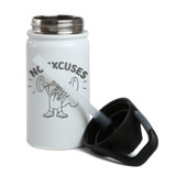 SpongeBob SquarePants Sandy Cheeks No Excuses Laser Engraved Short SIC Water Bottle