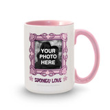 SpongeBob SquarePants Spongy Love Personalized Two-Tone Mug