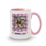 SpongeBob SquarePants Spongy Love Personalized Two-Tone Mug