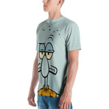 Squidward Big Face Short Sleeve T-Shirt