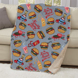 Mr. Krabs Sherpa Blanket