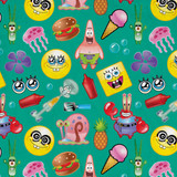 SpongeBob SquarePants Emojis Sherpa Blanket