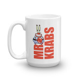 Mr. Krabs Big Money White Mug