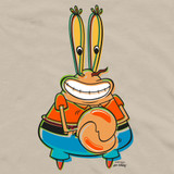 Mr. Krabs Greedy Short Sleeve T-Shirt