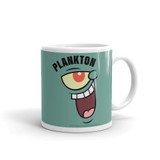 Plankton Big Face 11 oz Mug