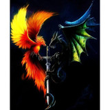 Fire Dragon Diamond Painting