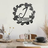 Autumn Wreath Monogram