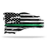 Distressed Military Flag