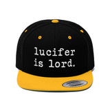 Lucifer Is Lord Flat Bill Hat