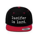 Lucifer Is Lord Flat Bill Hat