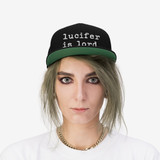 Lucifer Is Lord Flat Bill Hat
