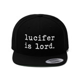 Lucifer Is Lord Flat Bill Hat