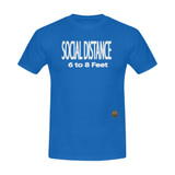 #SOCIAL DISTANCE# Blue T-Shirt
