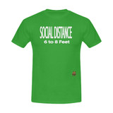 #SOCIAL DISTANCE# Green T-Shirt