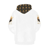 #MASK ON# White Hoodie for Men (Model H13)
