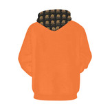 #Rossolini1# Orange Hoodie for Women (Model H13)