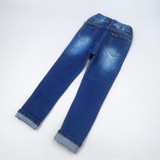 Spring Floral Embroidery Soft Denim Jeans