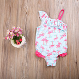 Pink Flamingo One Piece Swimsuit