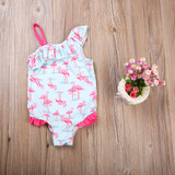 Pink Flamingo One Piece Swimsuit