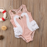 Pretty Pink Swan Swimsuit