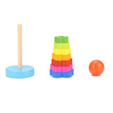 Stack Up Rainbow Blocks Learning Toy Set