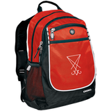 Sigil of Lucifer Embroidered Rugged Bookbag