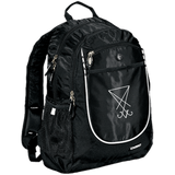 Sigil of Lucifer Embroidered Rugged Bookbag