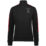 Sigil of Lucifer Embroidered Ladies' Performance Colorblock Full Zip