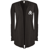 Leviathan Cross Embroidered Women's Hooded Cardigan