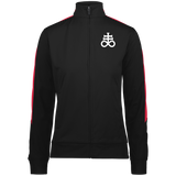 Leviathan Cross Embroidered Ladies' Performance Colorblock Full Zip