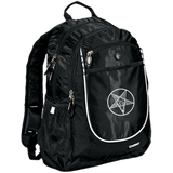 Sigil of Baphomet Embroidered Rugged Bookbag