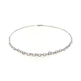 Hearts All Around Necklace in Silver