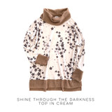 Shine Through the Darkness Top in Cream Shine Through the Darkness Top in Cream